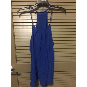 Pleated front tank top